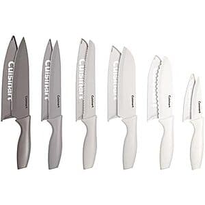 Prime Members: 12-Pc Cuisinart Advantage Nonstick Kitchen Knife Set w/ Covers $19.95 + Free S&H