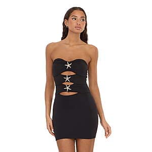 Forever 21 Women's Strapless Bandage Style Mini Dress (3 Colors) $4.75