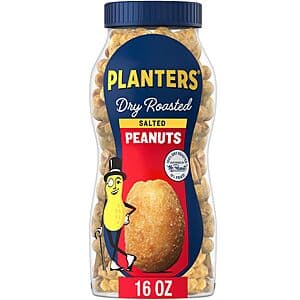 16-Oz Planters Dry Roasted Peanuts (Salted) $2.35 w/ S&S