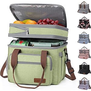 Maelstrom 23L Expandable Insulated Double Deck Lunch Cooler Bag (Green) $17.30