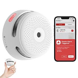 Prime Members: X-Sense WiFi Smart Smoke Detector Fire Alarm w/ Replaceable Battery $19 + Free Shipping