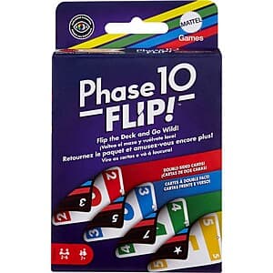 Mattel Games Phase 10 Flip Card Game $1.75 + Free Pickup