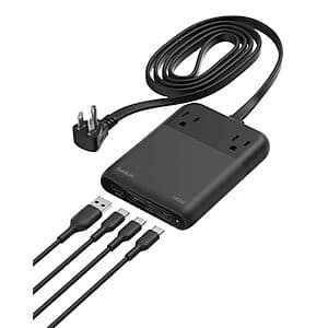 Prime Members: Belkin 140W GaN Charging Station w/ 2 AC Outlets, 3 USB-C & 1 USB-A $59.85 + Free S&H