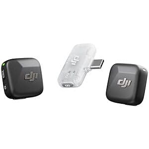 DJI Mic Mini Wireless Microphone System (2 TX + 1 Mobile RX) $45 + Free S&H