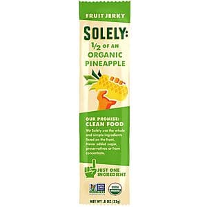 $1: SOLELY Organic Pineapple Fruit Jerky, 0.8 Ounce @ Amazon