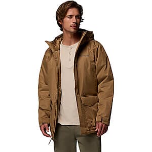 Columbia Sportswear Men's Pines Lake Parka (Black or Delta) $67.50 + Free Shipping