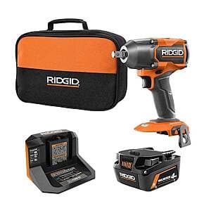 RIDGID 18V Brushless 4-Mode 1/2" Mid-Torque Impact Wrench Kit w/ Pin Detent $109 + Free Shipping