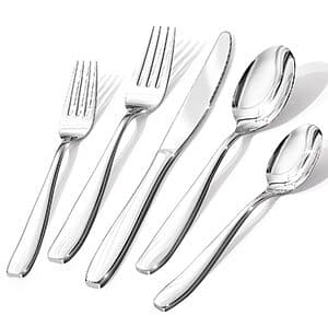 HIKAA 40-Pc Silverware Utensil Set (Set for 8) $19.20