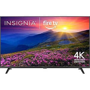 50" Insignia Class F50 Series LED 4K UHD Smart Fire TV $160 + Free S&H