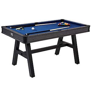5' Barrington Billiards Harrison Collection Pool Table (Black & Blue) $129 + Free Shipping