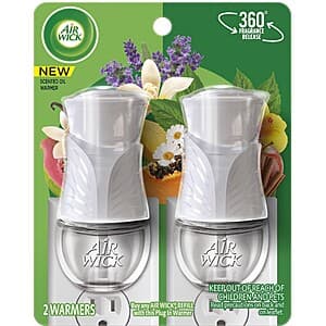 Select Locations: 2-Count Air Wick Scented Oil Air Freshener Warmer $1 + Free Store Pickup