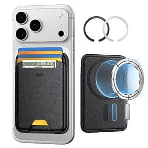 ESR 5-Card Holder MagSafe RFID Blocking iPhone Wallet (Black) $10.95