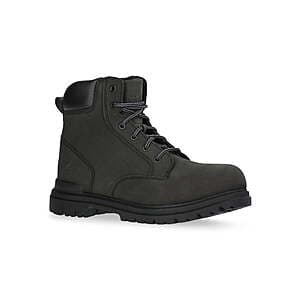 Ozark Trail men's Troy boots in brown leather with lacing and sturdy work boot construction.