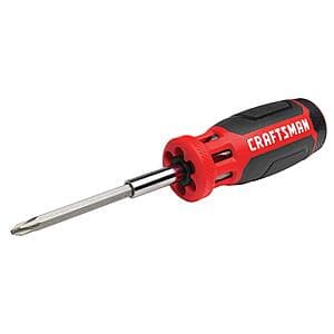 7-Piece Craftsman Multi-Bit Screwdriver $7 + Free Store Pickup