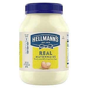 30-Oz Hellmann's Real Mayonnaise Creamy Sandwich Spread $3.30 w/ Subscribe & Save