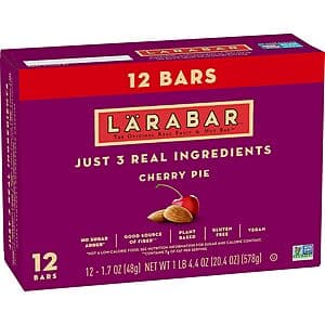 12-Count 1.7-Oz Larabar Fruit & Nut Bars: Cashew Cookie $7.30, Cherry Pie $7.10 w/ Subscribe & Save & More