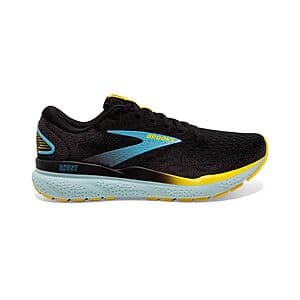 Brooks Men's Ghost 16 Running Shoes (Black/Forged Iron/Blue) $84 + Free Shipping