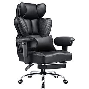 COMHOMA Big & Tall Ergonomic Gaming/Office Chair w/ Footrest $138 + Free S&H