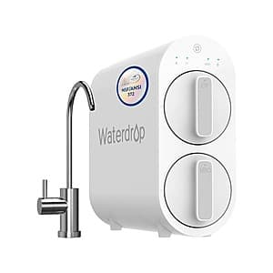 Waterdrop G2 7 Stage 400 GPD Reverse Osmosis Water Filter System $187 + Free S&H