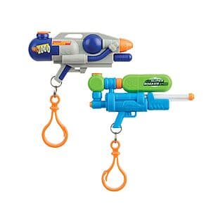 2-Pack NERF Nano Soakers w/ 18' Mini Water Blasters Keychain $3.45