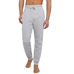 Hanes Mens Joggers EcoSmart Fleece Sweatpants (Light Steel) $7.35