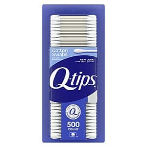 500-Ct Q-tips Cotton Swabs $3