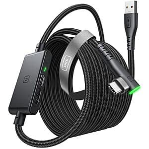 16' INIU VR Link Cable with Charging for Oculus Quest 3S/3/2/Pro $10.10