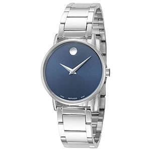 Movado Classic Museum Women's Watch on Stainless Bracelet $198 + Free Shipping