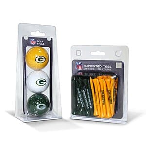 Prime Members: 3-Pk NFL Logo Golf Balls & 50-Ct 2-3/4" Regulation Golf Tees $8 + Free Shipping