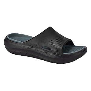 Rugged Shark Men's Manta Slide Sandals (Black) $10