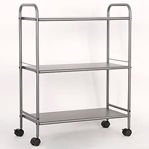 Room Essentials 3-Shelf Utility Storage Cart (Gray) $14 + Free Shipping