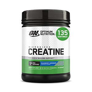 1.78-lb Optimum Nutrition Micronized Creatine Powder (Blueberry Lemonade) $15 & More + Free S&H for Plus Members on $50+