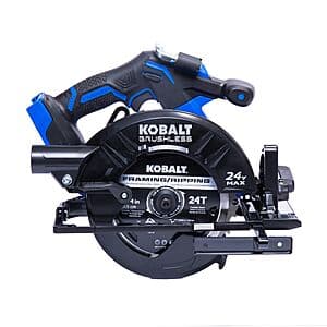 Kobalt XTR 24V 7-1/4" Brushless Cordless Circular Saw (Bare Tool) $49 + Free Shipping
