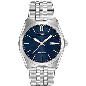 40mm Citizen Men's Classic Corso Eco-Drive Blue Dial Stainless Steel Watch $175 + Free S&H