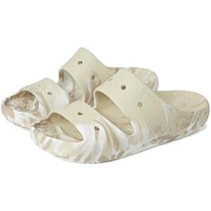 Crocs Men's & Women's Classic Marbled Sandals (Various) $15.20