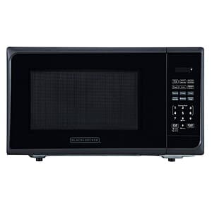 1.1 Cu. Ft Black+Decker 1000W Microwave Oven (Stainless Steel Black) $64.99 + Free Shipping