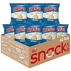 40-Count 1-Oz Ruffles Original Potato Chips $11.40 w/ Subscribe & Save