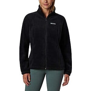 Columbia Women's Benton Springs Full Zip Fleece Jacket (Black) $20