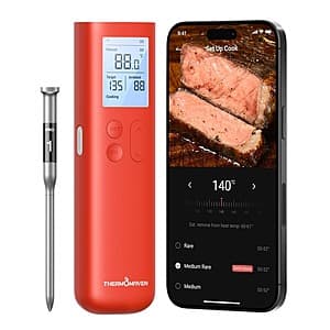 ThermoMaven G1 Smart Bluetooth Wireless Meat Thermometer $30 + Free S&H