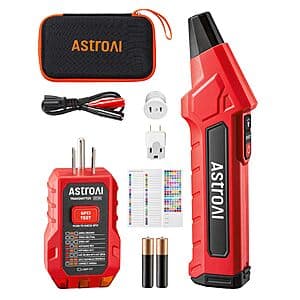 AstroAI Circuit Breaker Finder + GFCI Outlet Tester Kit $23.75 + Free S&H