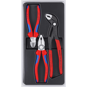 3-Piece Knipex Tools Pliers Set: 7 1/4" Combination, 6 1/4" Diagonal & 10" Cobra $55.20 + Free Shipping