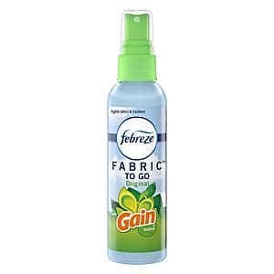 2.8oz Febreze Fabric Refresher To Go Gain Spray (Original) + $2.30 Walmart Cash $2 + Free Store Pickup (select locations)