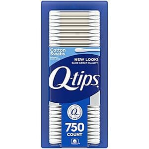750-Count Q-tips Cotton Swabs $3.85 w/ Subscribe & Save