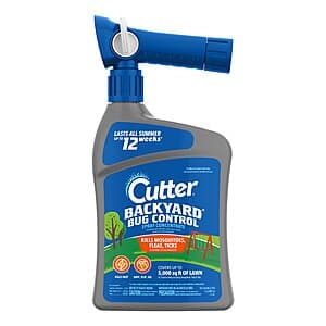32-Oz Cutter Concentrate Backyard Insect Mosquito Control Spray Hose End Sprayer $5 + Free Store Pickup