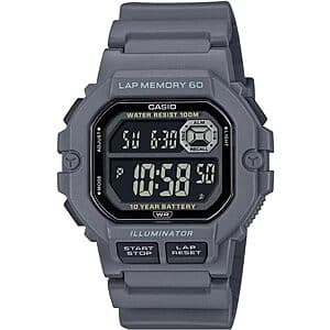 Casio WS-1400H Series Watch w/ 60-Lap Memory (various) from $24