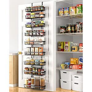 9-Tier Moforoco Over The Door Pantry Organizer $30