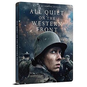All Quiet on the Western Front (Steelbook, 4K UHD + Blu-ray) $16.80