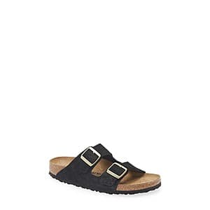 Birkenstock Women's Arizona Shimmer Slide Sandals (Black) $62.30 + Free Shipping