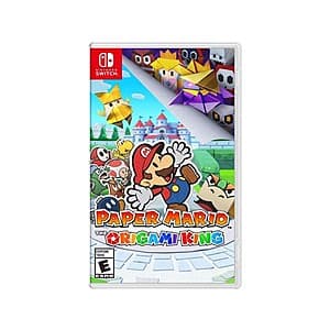 Woot App: Switch 1 + 2 Games: Paper Mario: The Origami King (Switch, Intl Vers.) $24 & More + Free S/H for Prime Members