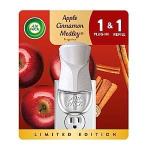 Air Wick Plug-In Scented Oil Air Freshener Starter Kit (various scents) $1 + Free Pickup